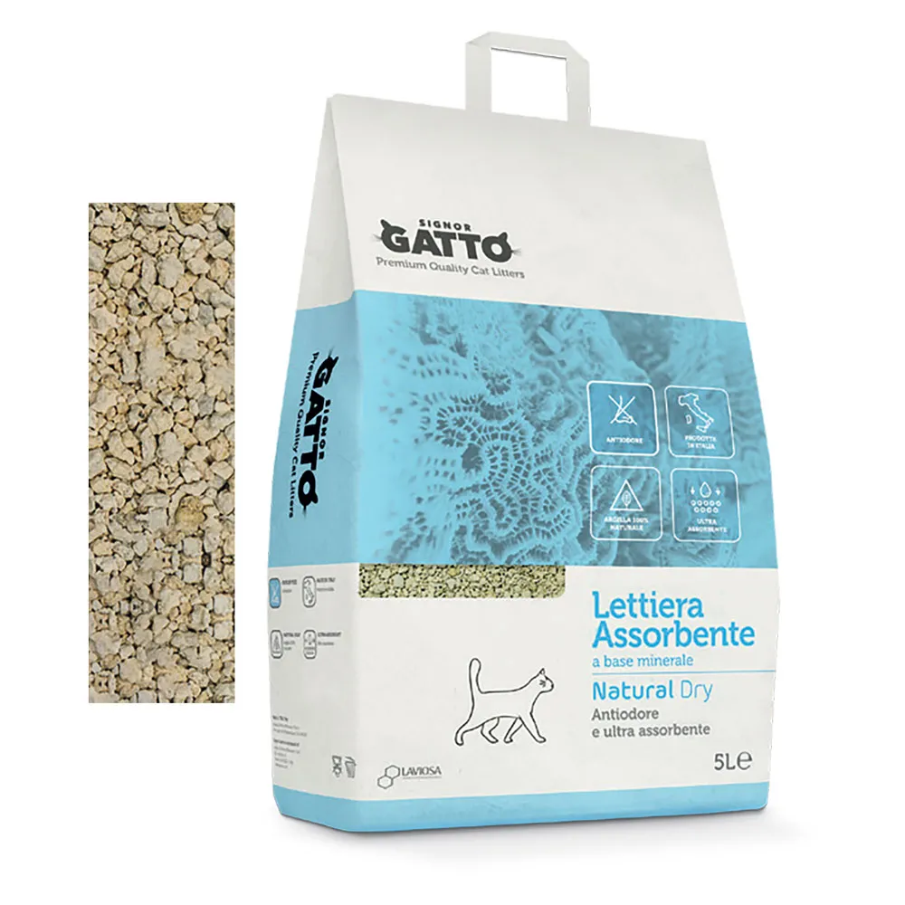 LETTIERA IGIENICA 'NATURAL DRY' 5 lt LETTIERA IGIENICA 'NATURAL DRY' 5 lt