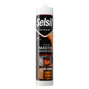 SIGILLANTE REFRATTARIO 'SMR-300' ml 300 - colore nero