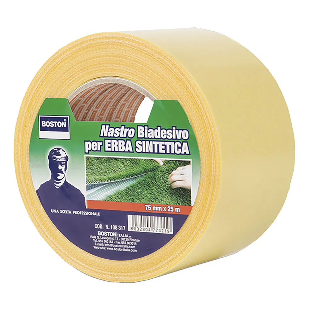 NASTRO BIADESIVO PER PRATO SINTETICO mm 75 x mt 25 NASTRO BIADESIVO PER PRATO SINTETICO mm 75 x mt 25