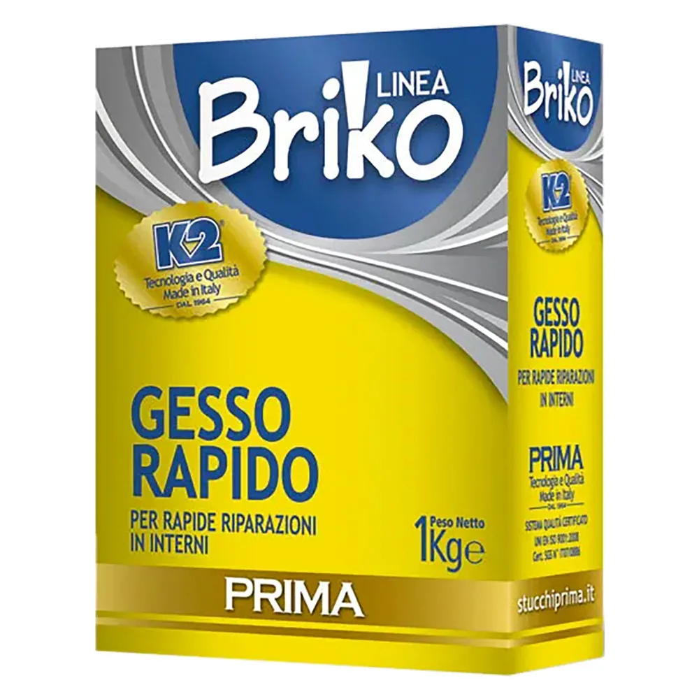 GESSO MURARIO RAPIDO 'BRIKO K2' Kg. 4 - sacchetta