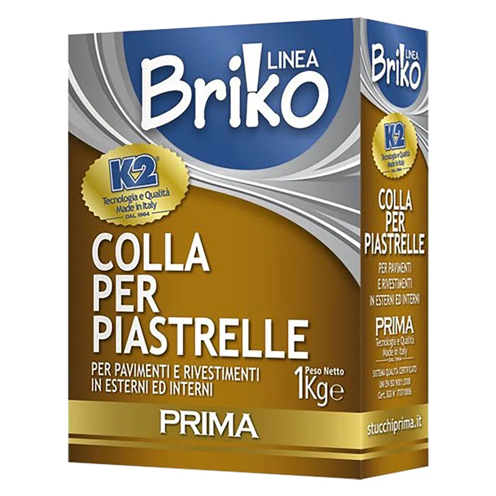 COLLANTE IN POLVERE PER PIASTRELLE 'BRIKO K2' Kg. 4 - sacchetta