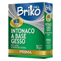 INTONACO BASE GESSO 'BRIKO K2' Kg. 4 - in sacchetta