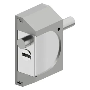 CHIUSURA DI SICUREZZA PER SERRANDE 'RIF06' alluminio silver