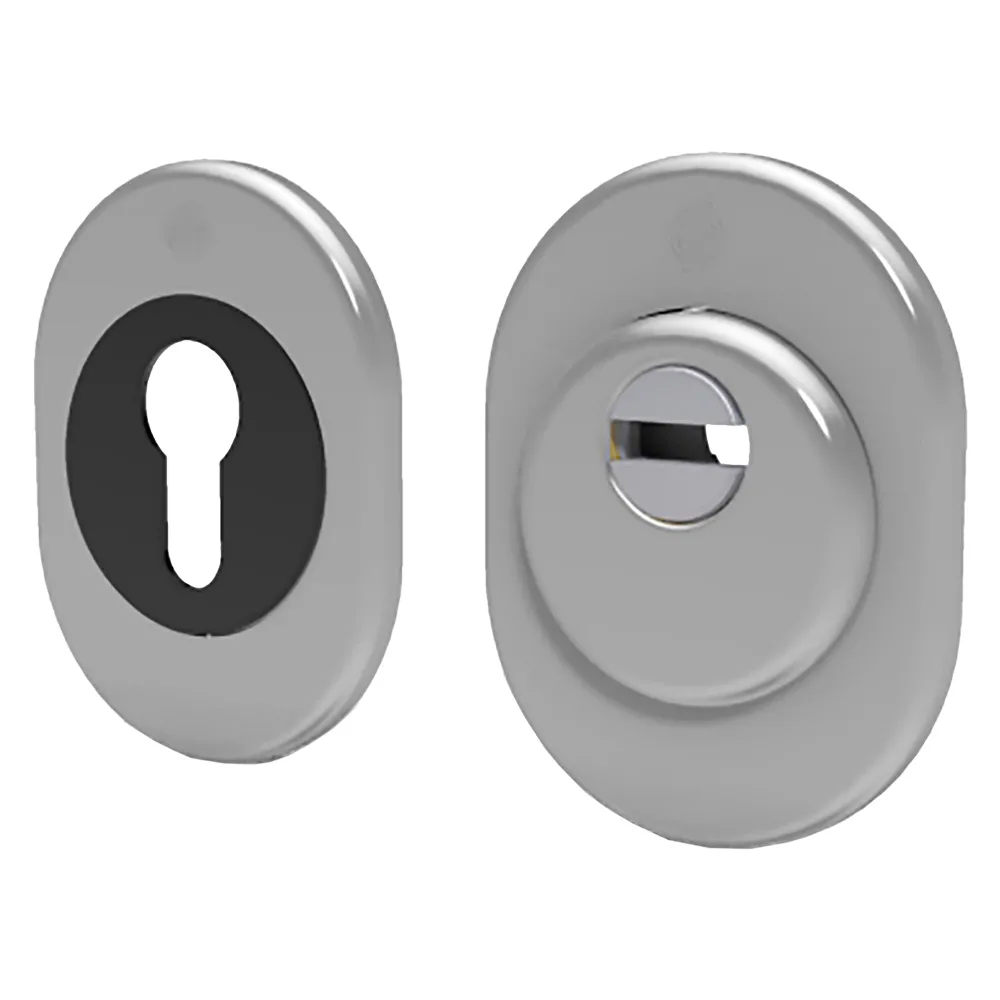 DEFENDER ANTITRAPANO PER SERRATURE 'BLINDO' cromo satinato