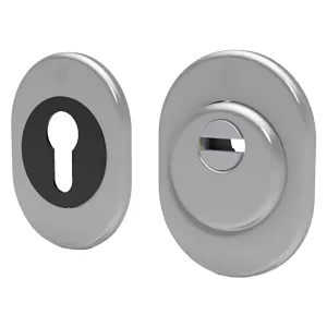 DEFENDER ANTITRAPANO PER SERRATURE 'BLINDO' cromo satinato