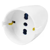 PRESA VOLANTE 'SCHUKO' art.CE36B - (scatola appendibile)