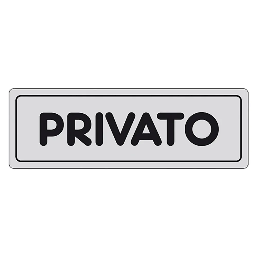 ETICHETTA SEGNALETICA PROPRIETA' PRIVATA