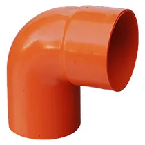 CURVA 87° IN PVC 87° Ø 125