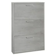 SCARPIERA 3 RIBALTE SINGOLE LINEA 'MEGARA' cm. 15 x 65 x h.105 - rovere artisan