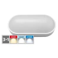 PLAFONIERA LED OVALE 'BV' 12W - 800 lumen