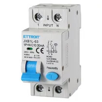 INTERRUTTORE MAGNETOTERMICO DIFFERENZIALE 1P+N - 16A