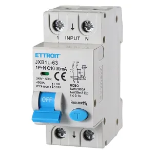 INTERRUTTORE MAGNETOTERMICO DIFFERENZIALE 1P+N - 25A