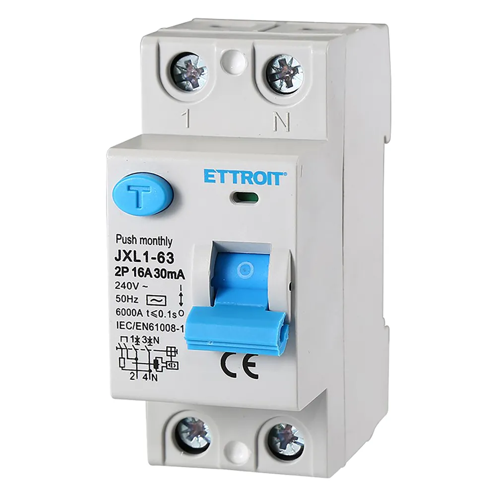 INTERRUTTORE DIFFERENZIALE PURO 2P - 25A INTERRUTTORE DIFFERENZIALE PURO 2P - 25A