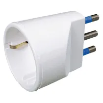 ADATTATORE SINGOLO art.CE14B - spina 2P + T 10A - scatola appendibile