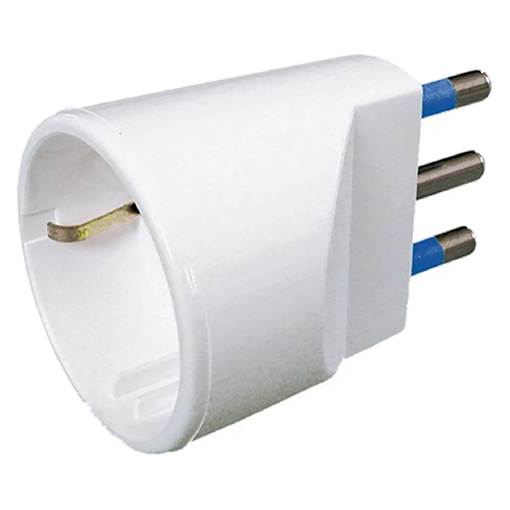 ADATTATORE SINGOLO art.CE18B - spina 2P + T 16A - scatola appendibile ADATTATORE SINGOLO art.CE18B - spina 2P + T 16A - scatola appendibile