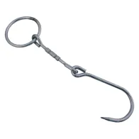 GANCIO SNODATO CON ANELLO mm. 260x7