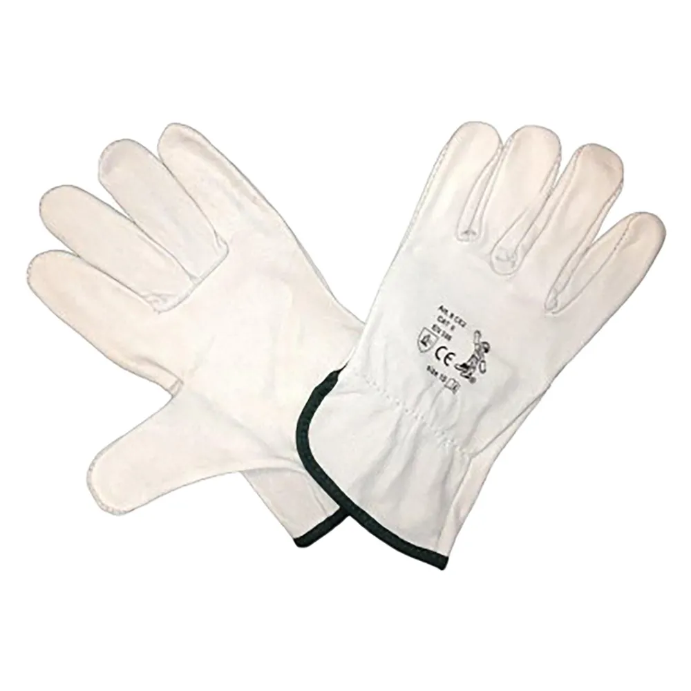 GUANTI PELLE FIORE DI BOVINO Tg. 10 GUANTI PELLE FIORE DI BOVINO Tg. 10