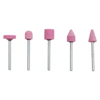 MOLE ABRASIVE AL CORINDONE ROSA '398.00' set 5 pezzi