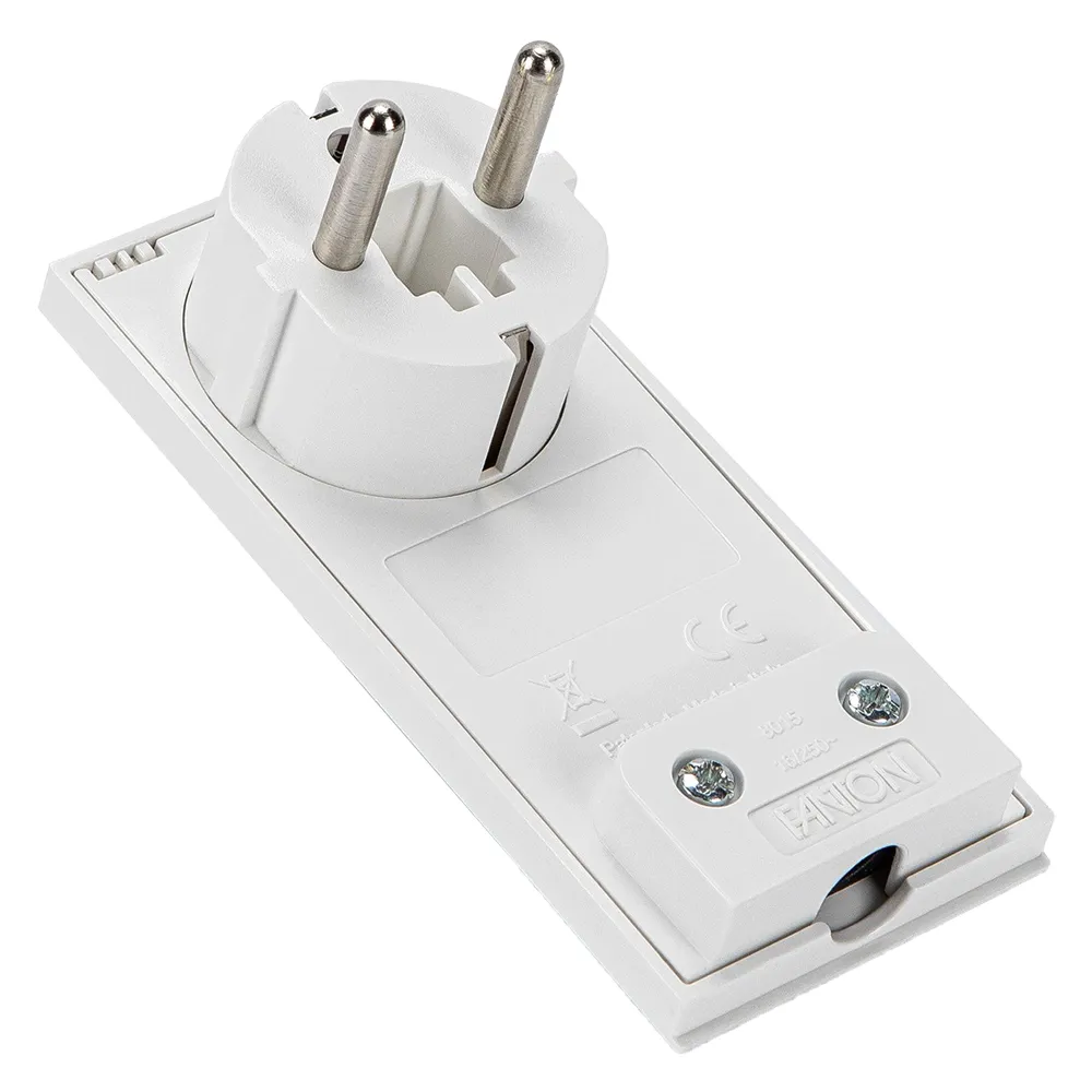 SPINA VOLANTE PIATTA SCHUKO 'CLOCK' 80150 SPINA VOLANTE PIATTA SCHUKO 'CLOCK' 80150