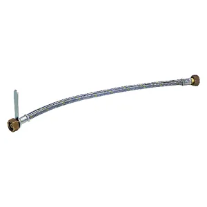 FLESSIBILE TRECCIATO PER CENTRALINE GAS 1/2 FF cm 70 - pz.1
