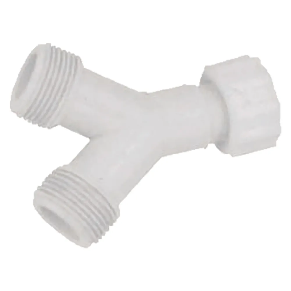 RACCORDO AD 'Y' PER TUBO LAVATRICE/LAVASTOVIGLIE F 3/4' x M 3/4' x M 3/4' RACCORDO AD 'Y' PER TUBO LAVATRICE/LAVASTOVIGLIE F 3/4' x M 3/4' x M 3/4'