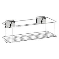 CESTELLO PER DOCCIA RIPIANO SINGOLO SERIE 'GRIP' cm 26 x 11