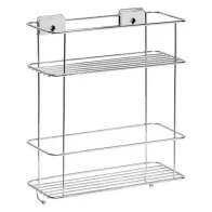 CESTELLO PER DOCCIA RIPIANO DOPPIO SERIE 'GRIP' cm 26 x 11