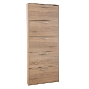 SCARPIERA 5 RIBALTE SINGOLE LINEA 'LAMIA' cm. 15 x 65 x h.173