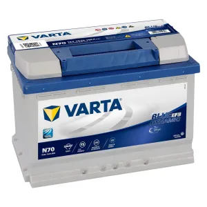 BATTERIA PER AUTO START & STOP 'VARTA BLUE DYNAMIC EFB' 'N70' - 70 Ah dx / mm 278 x 175 x 190