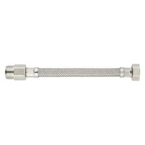 FLESSIBILE MASCHIO PROLUNGATO cm 30 - M 1/2 x 1/2 F