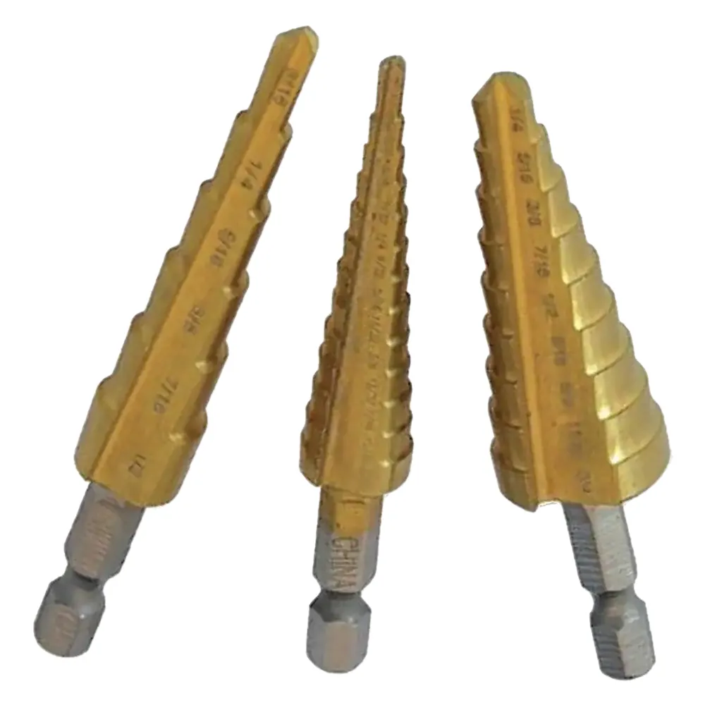 FRESA CONICA A GRADINI HSS IN SET 3 pezzi FRESA CONICA A GRADINI HSS IN SET 3 pezzi