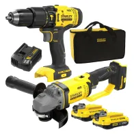 TRAPANO+SMERIGLIATRICE A BATTERIA 'SFMCK471D2S-QW' kit 2 pezzi