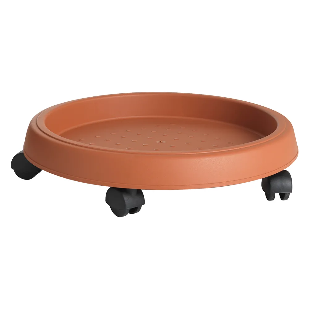 SOTTOVASO CIRCOLARE CON RUOTE Ø 25 cm SOTTOVASO CIRCOLARE CON RUOTE Ø 25 cm