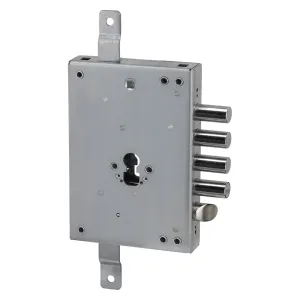 SERRATURA A LEVE PER PORTE BLINDATE ART. Y135DB E 73 - 4 cat. / int.28 mm c/sist.antimanipolazione