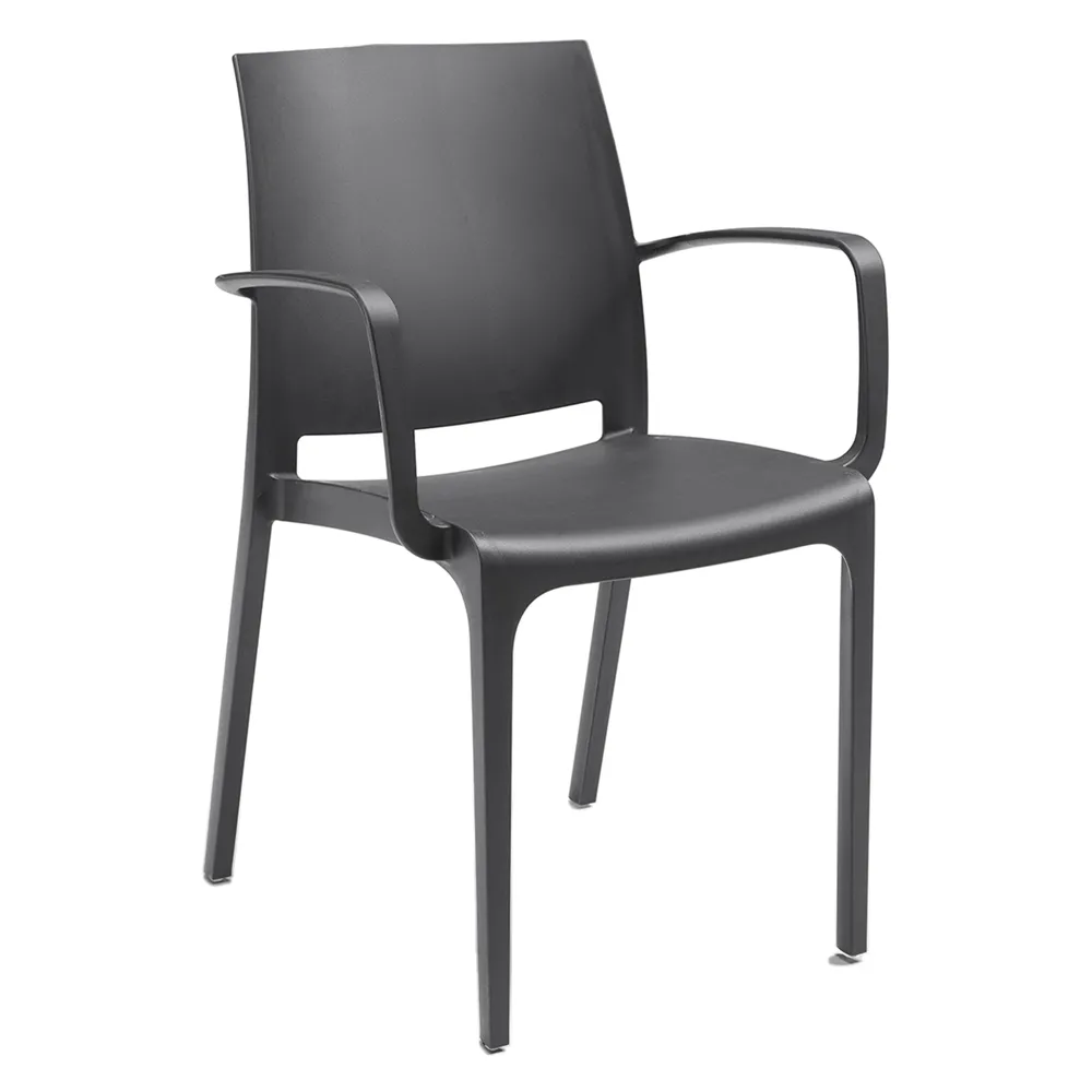 SEDIA IN POLIPROPILENE 'VOLGA ARMCHAIR' taupe SEDIA IN POLIPROPILENE 'VOLGA ARMCHAIR' taupe