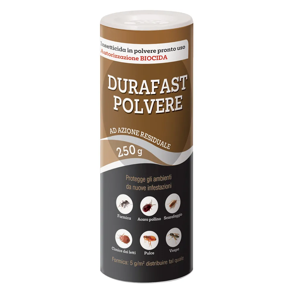 INSETTICIDA IN POLVERE 'DURAFAST' gr.250 INSETTICIDA IN POLVERE 'DURAFAST' gr.250