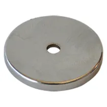 BOTTONE MAGNETICO CON FORO SVASATO Ø mm 15 - forza 6 kg
