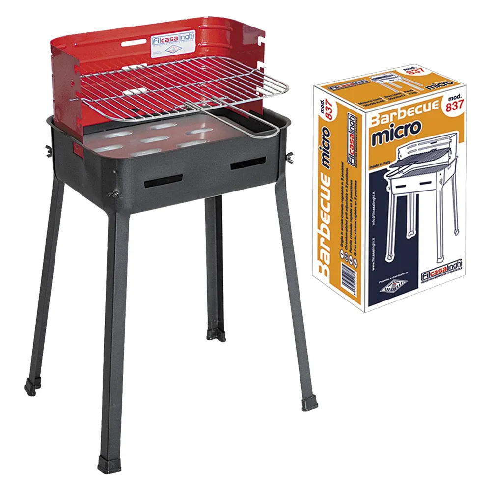 BARBECUE RETTANGOLARE '837 MICRO' cm 27 x 37 x H 68 BARBECUE RETTANGOLARE '837 MICRO' cm 27 x 37 x H 68