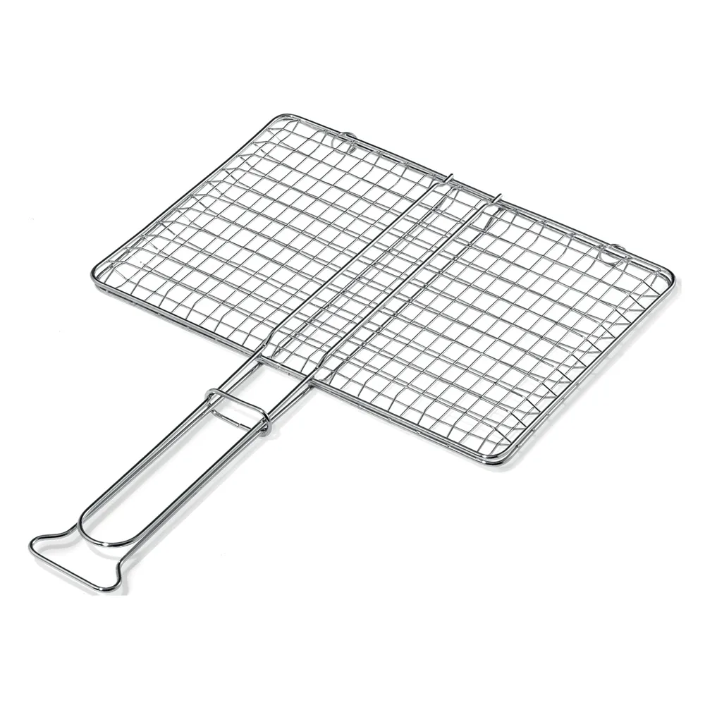 GRATICOLA DOPPIA IN ACCIAIO cm 35x40 GRATICOLA DOPPIA IN ACCIAIO cm 35x40
