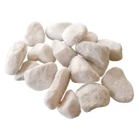 CIOTTOLI ORNAMENTALI 'BIANCO CARRARA' granulometria 15/25 mm