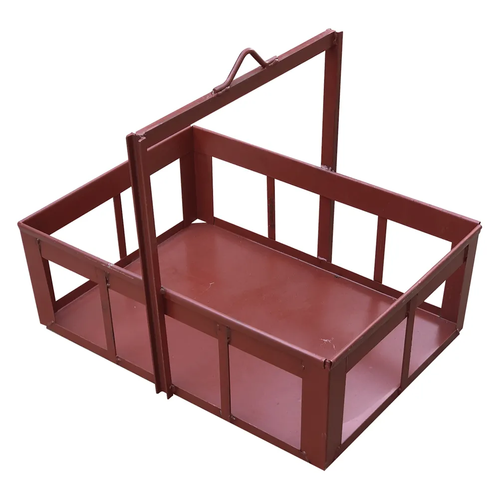 CESTA PORTAMATTONI 50 x 75 x H 30 x H. tot.62 manico ribaltabile CESTA PORTAMATTONI 50 x 75 x H 30 x H. tot.62 manico ribaltabile