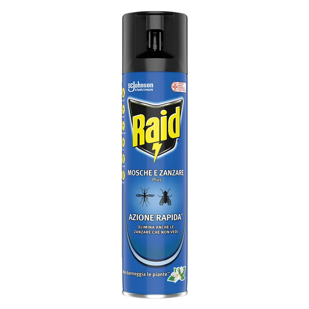 INSETTICIDA SPRAY 'MOSCHE E ZANZARE PLUS' ml 400 INSETTICIDA SPRAY 'MOSCHE E ZANZARE PLUS' ml 400
