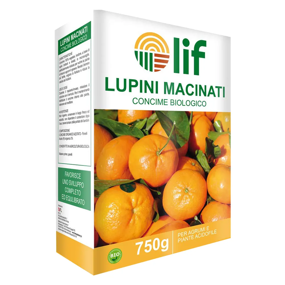 CONCIME A SCAGLIE 'LUPINI MACINATI' Gr. 750 CONCIME A SCAGLIE 'LUPINI MACINATI' Gr. 750