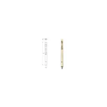 CATENACCIO A LEVA FINITURA OTTONATA (160 mm, 200 mm, 250 mm, 300 mm) Dimensioni catenaccio: 250