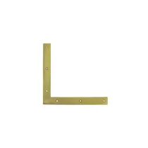 Lastrine angolari piatte zincato giallo Misura (mm x mm): 60 X 60 mm.