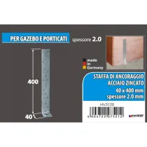 Giunto per ancoraggio cemento ZINCATO Misura (mm x mm): 400 x 40 mm.