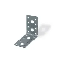 Giunto ad angolo spessore 2,5 mm zincato Misura X X X: 90 x 90 x 65 mm.