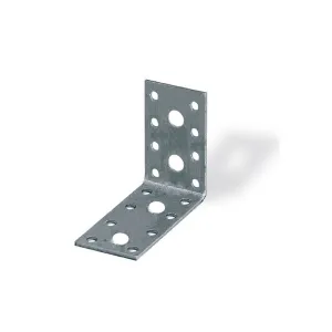 Giunto ad angolo spessore 2,5 mm zincato Misura X X X: 105 x 105 x 90 mm.