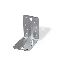 Giunto ad angolo nervato Misura X X X: 90 x 90 x 65 mm.