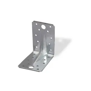 Giunto ad angolo nervato Misura X X X: 90 x 90 x 65 mm.